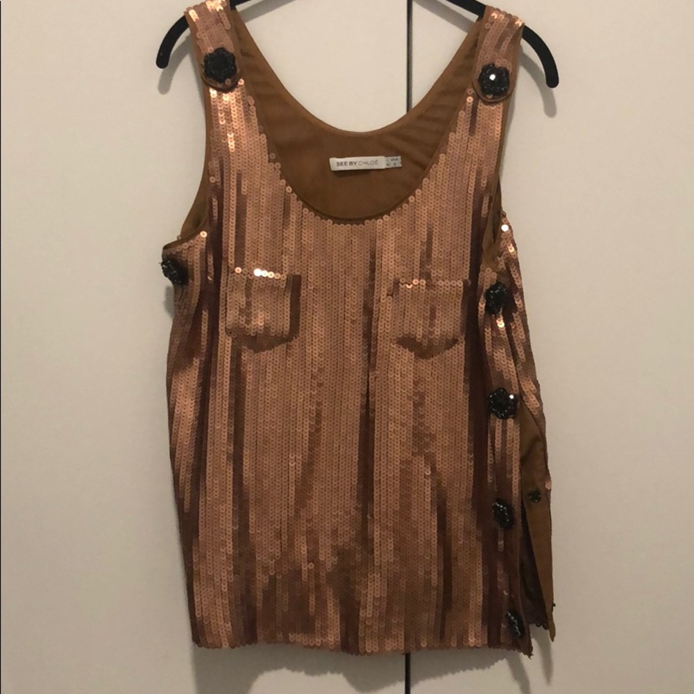 Authentic See by Chloe Sequin tank!
